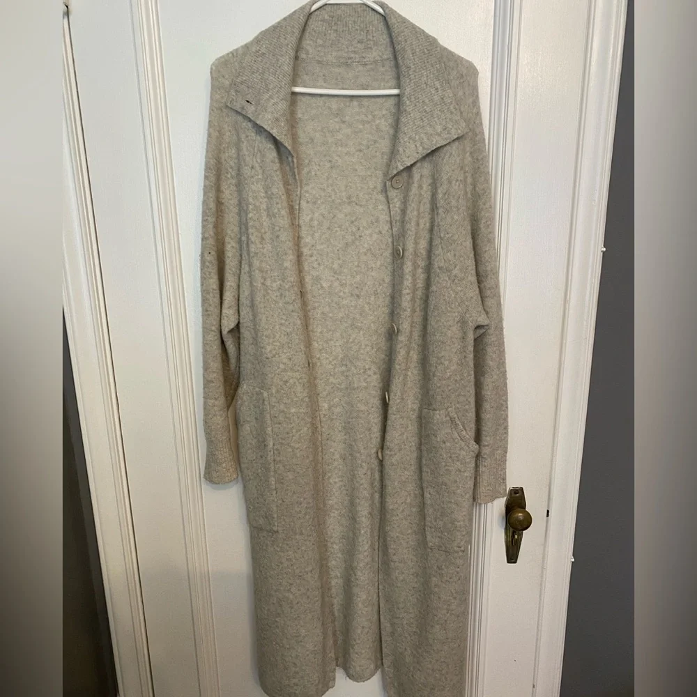 Aritzia Babaton Long Duster Sweater - Picture 7 of 11